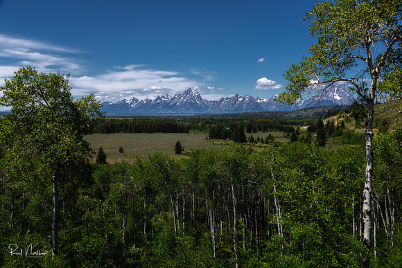 Teton Range Distant View - July 2021