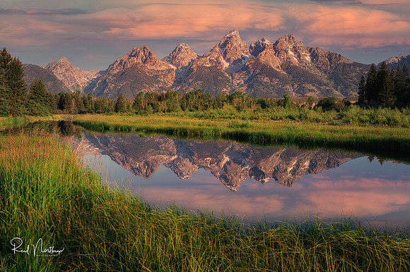 Schwabacher Landing Teton Morning - July 2021